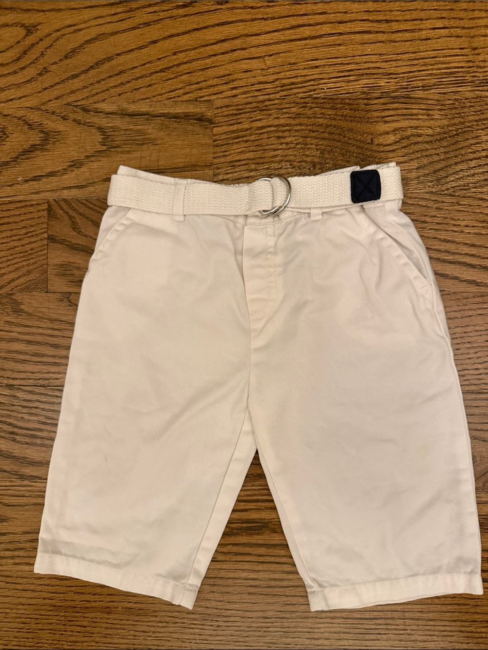 Ralph Lauren White Kids Pants with Belt